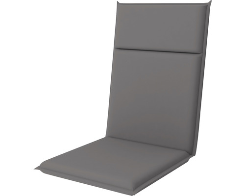 Stoelkussen, tuinkussen, 119 cm, antraciet