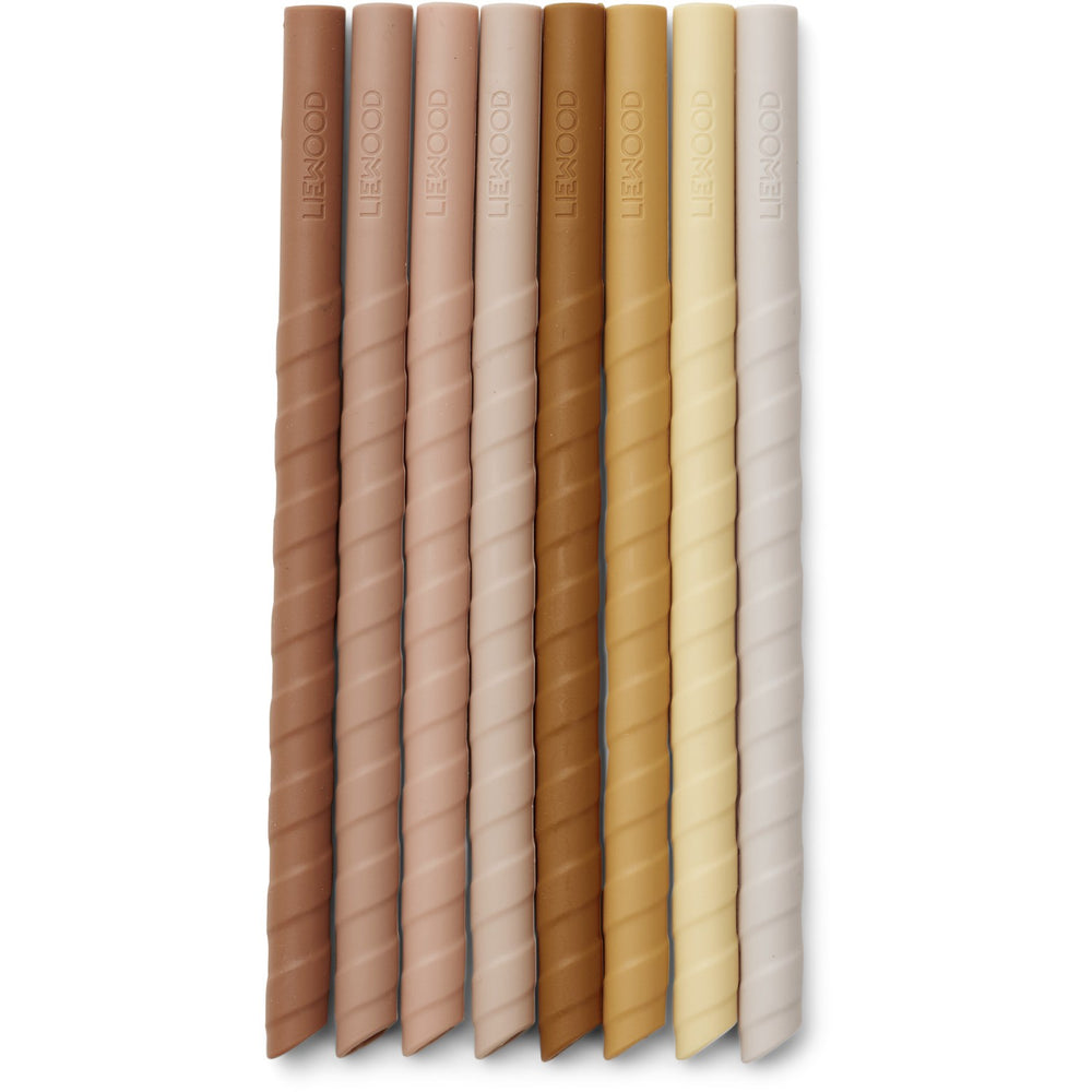 Køb LIEWOOD Rose Multi Mix Zoe Sugerør Set 8-Pack