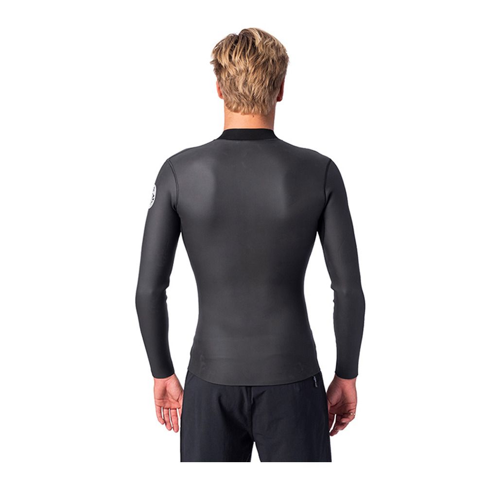 Rip Curl DAWN PATROL FZ - Top néoprène 1.5mm Homme black