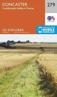 Doncaster, Conisbrough, Maltby and Thorne - OS Explorer Map 279 (Sheet map, folded)