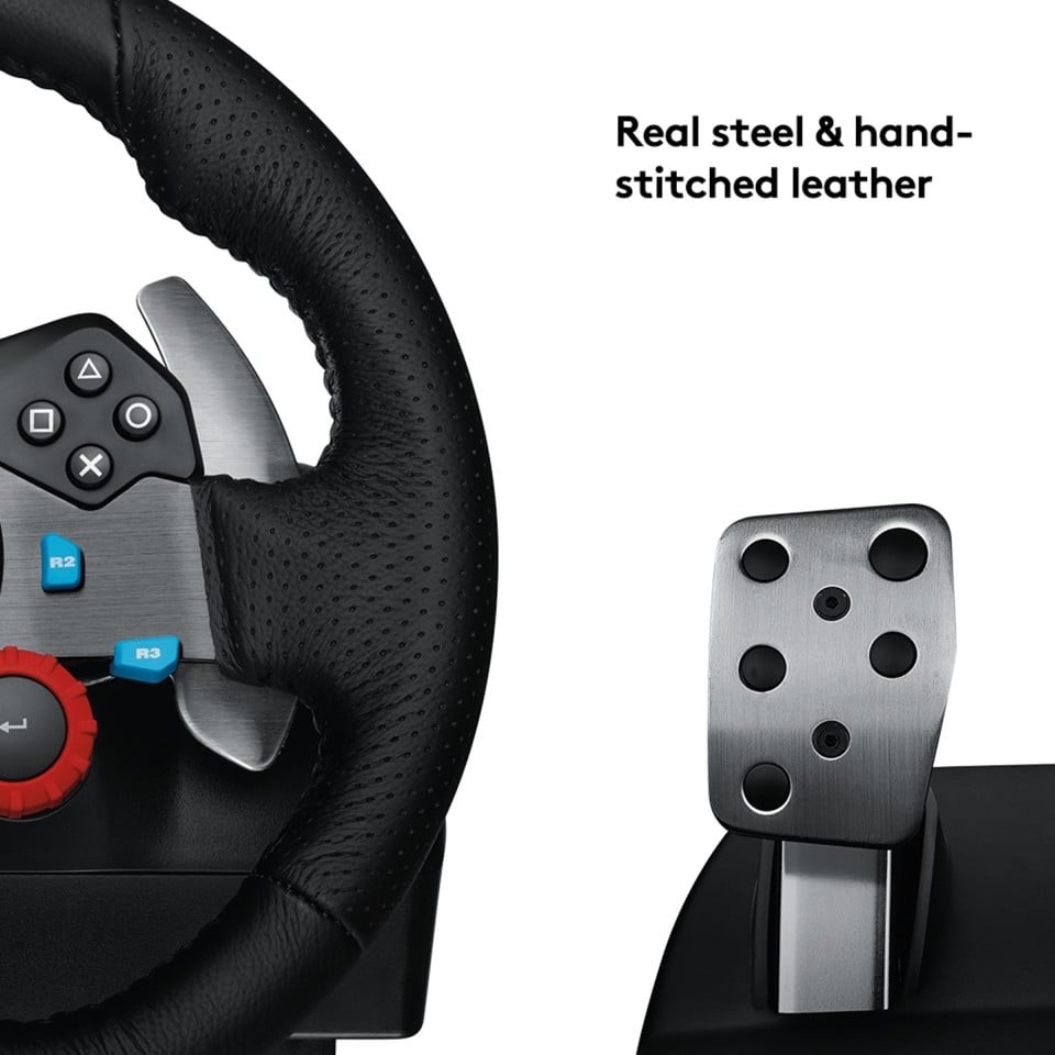 Logitech - G29 Driving Force PS3/PS4/PC - Bundle with F1 24 PS4
