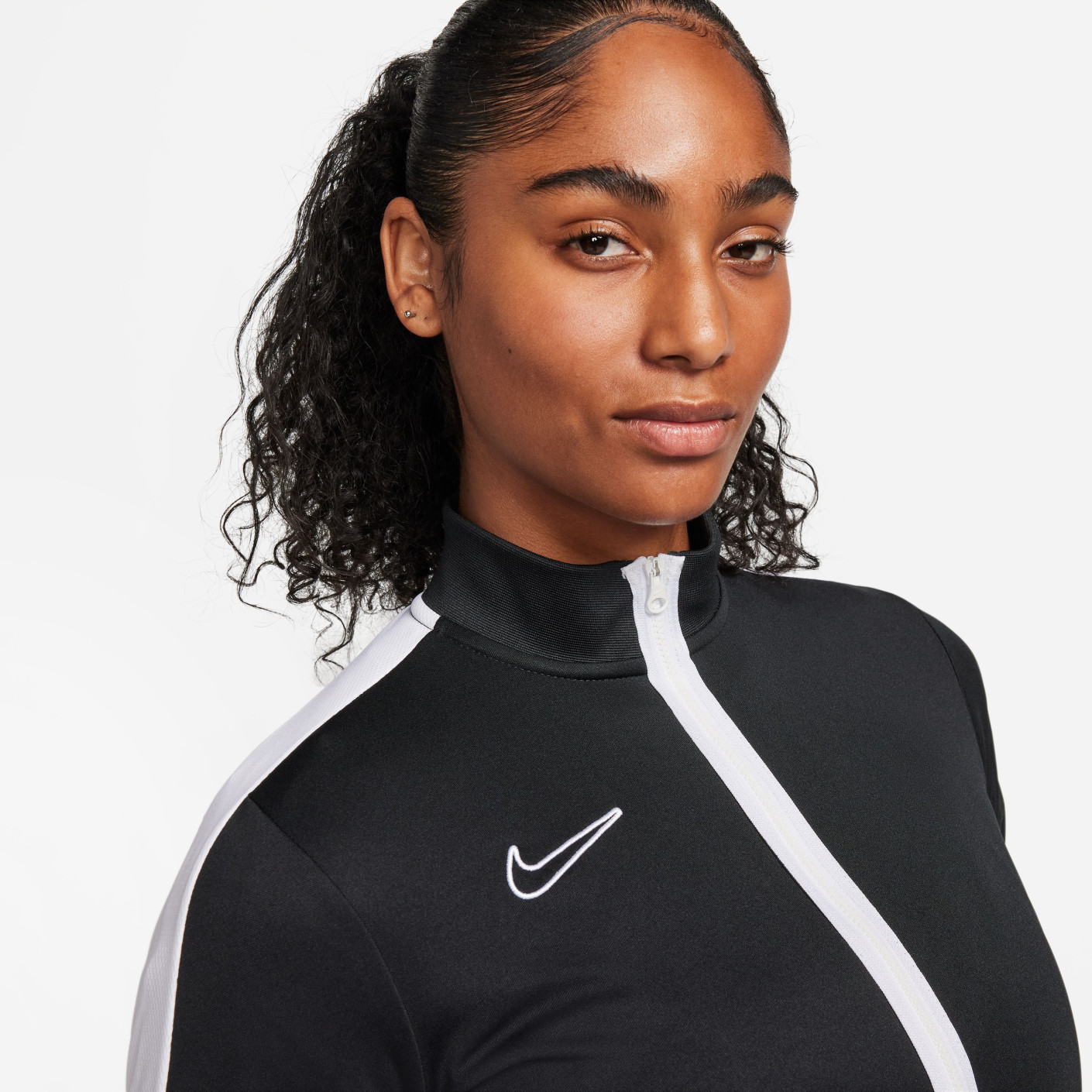 Nike Dri-FIT Academy 23 Trainingsjack Full-Zip Dames Zwart Wit