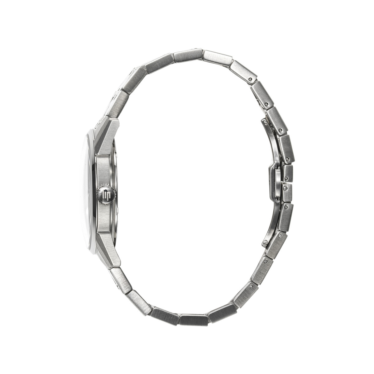 Montre LIP Himalaya homme acier bracelet métal argent