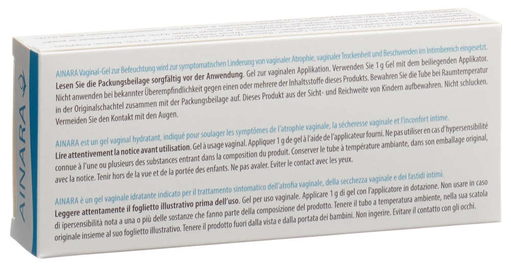 AINARA non hormonales Vaginalgel Gel Tb 30 g
