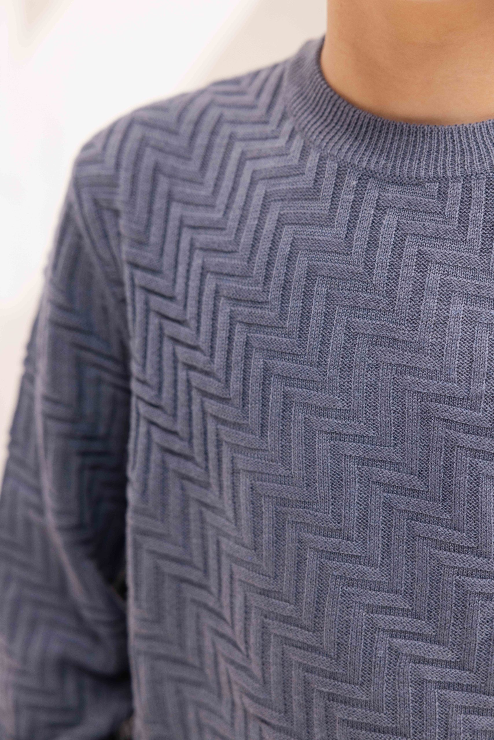 Antony Morato Merino Sweater Kids Blauw