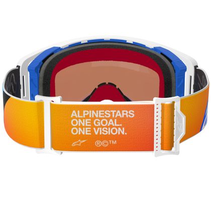 Masque cross Alpinestars SUPERTECH CORP IRIDIUM 2025 - Bleu / Orange