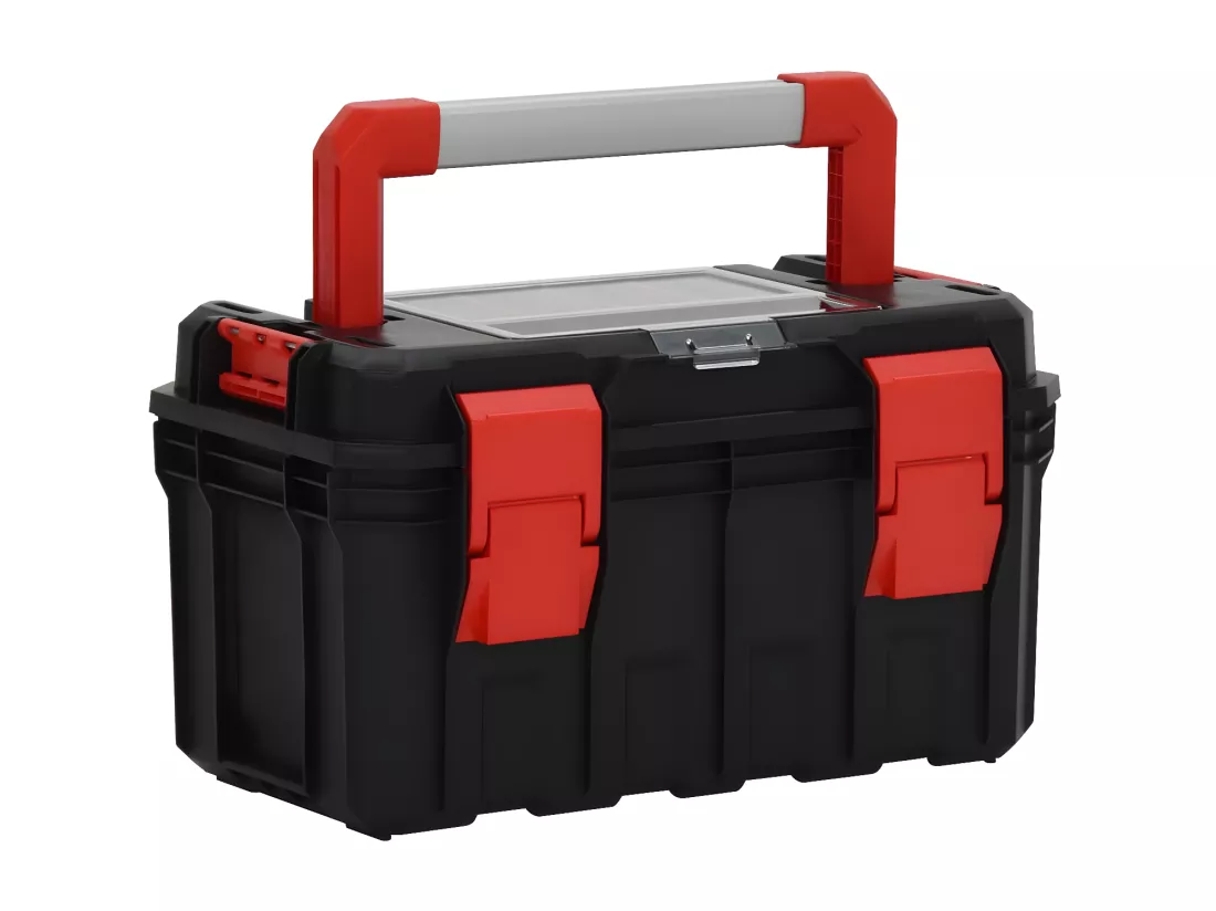 Prolenta Premium - Boîte à outils Noir et rouge 45x28x26,5 cm