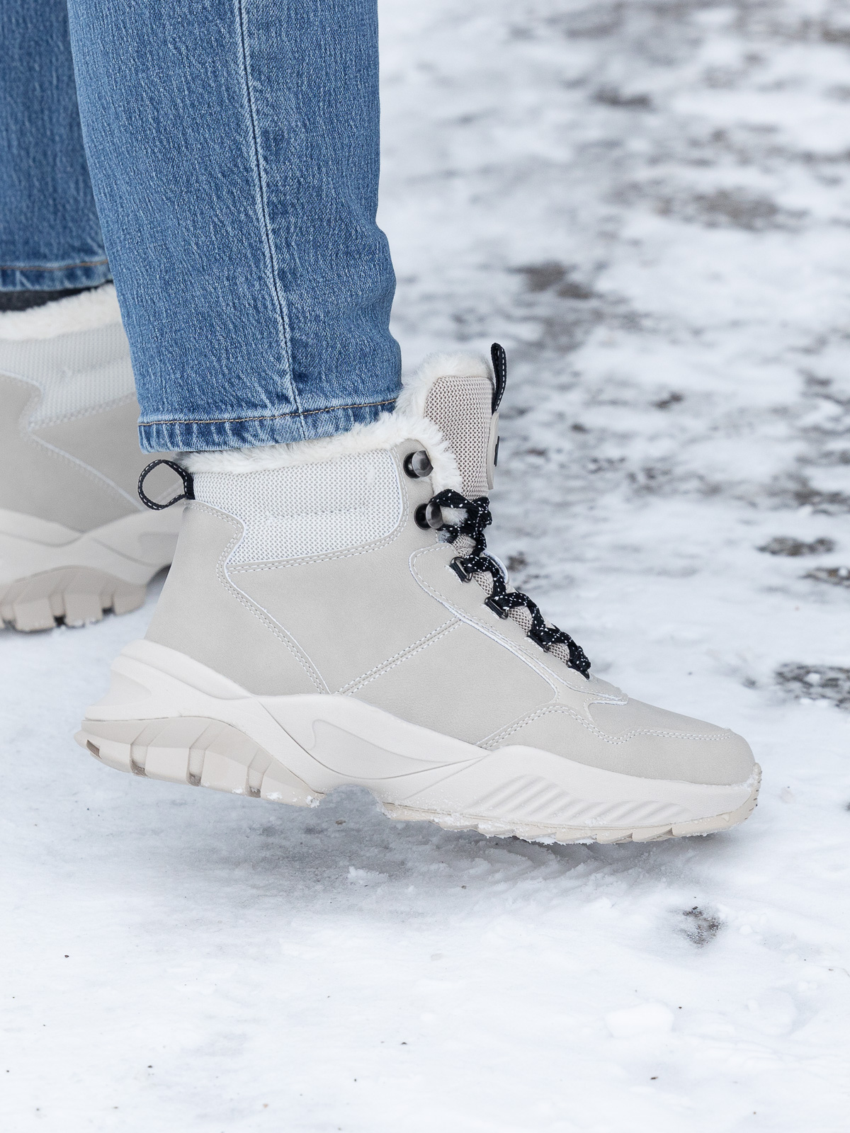 Noodles - Chunko II Feather Grey - Trapes Sko