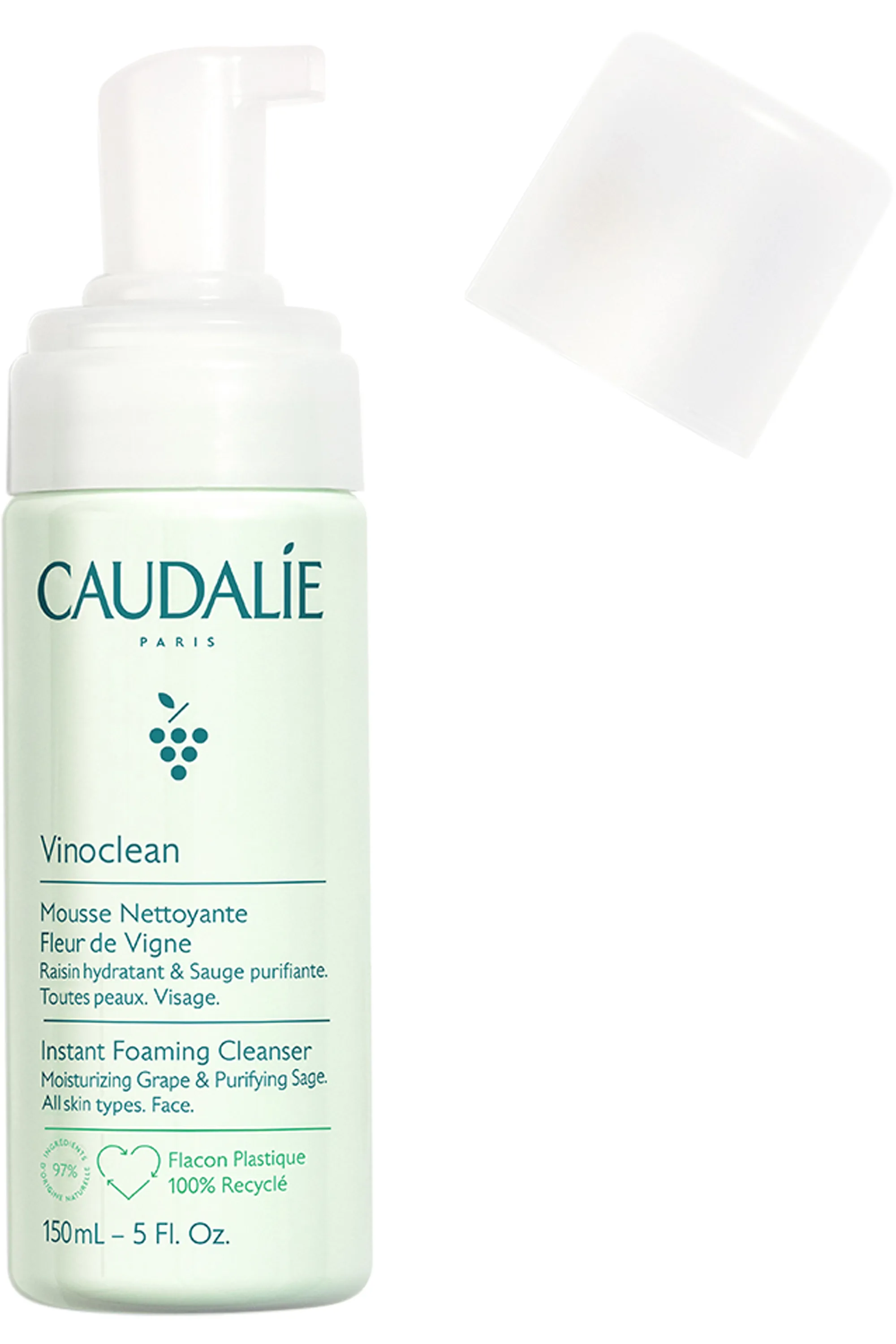 Caudalie Mousse nettoyante Fleur de Vigne Vinoclean-150 ml