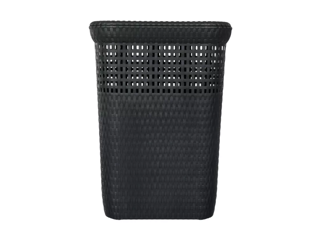 Panier à linge 60L Gris L 42 x P 33 x H 57 cm