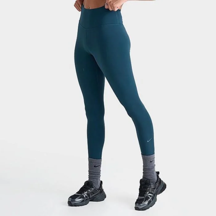 Nike Dame Lange tights Dri-FIT One High-Waisted Tights Blå
