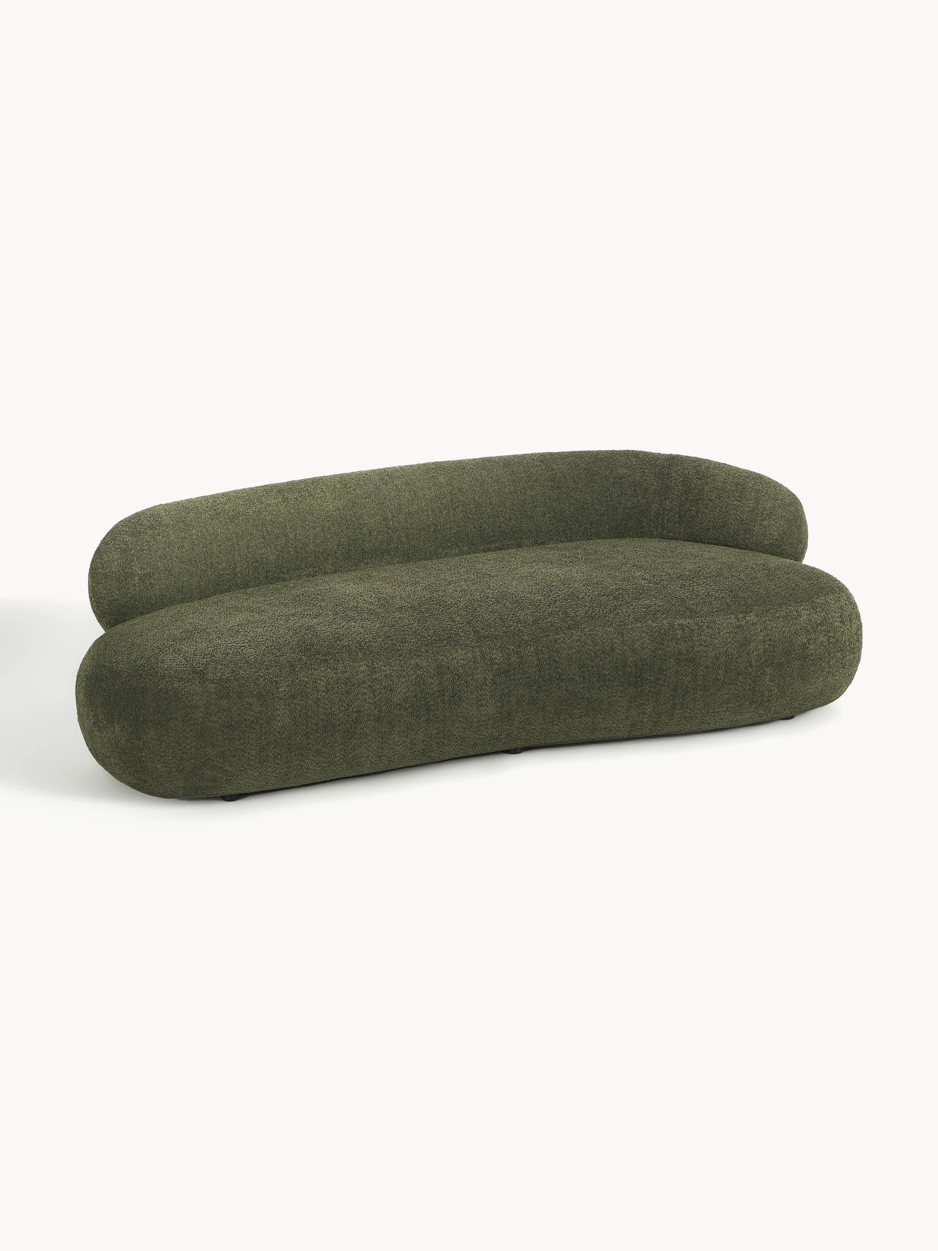 Bank Alba (3-zits) uit teddy-bouclé