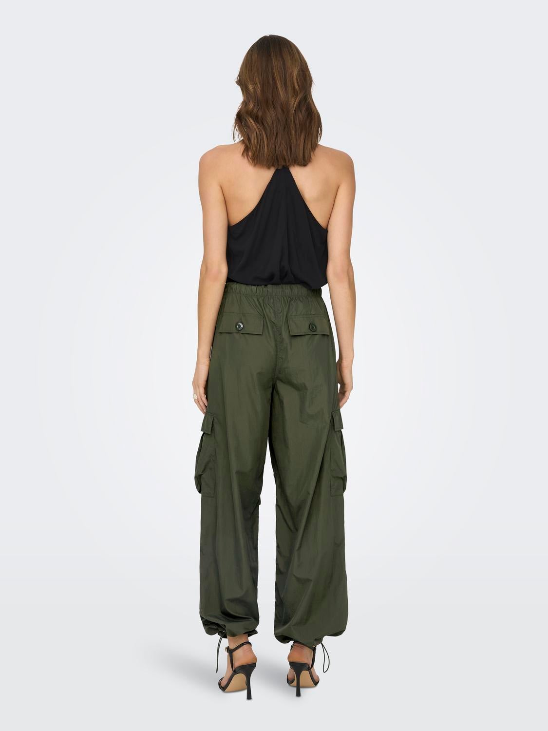 ONLJOANNE Locker geschnitten Cargo-Hose Olive Night