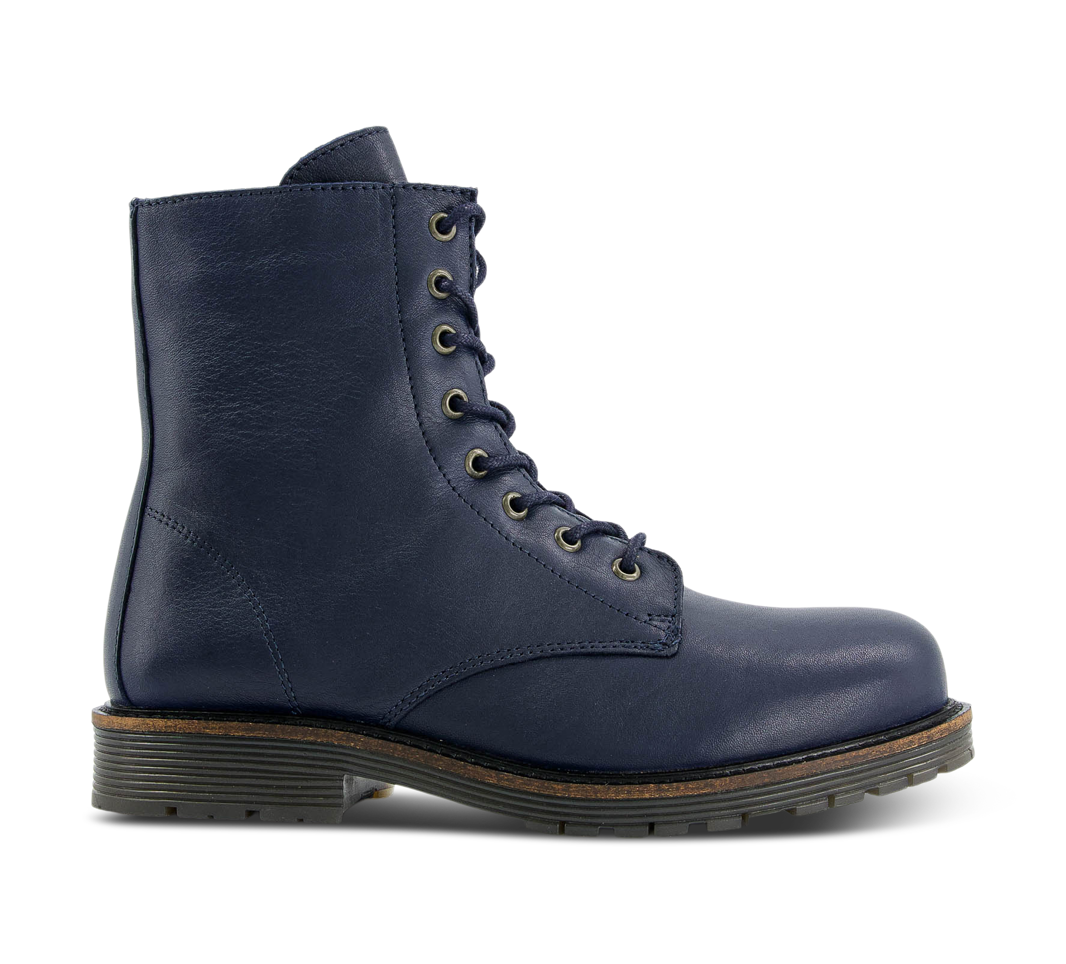 1874 by Walder Schnürstiefel blau