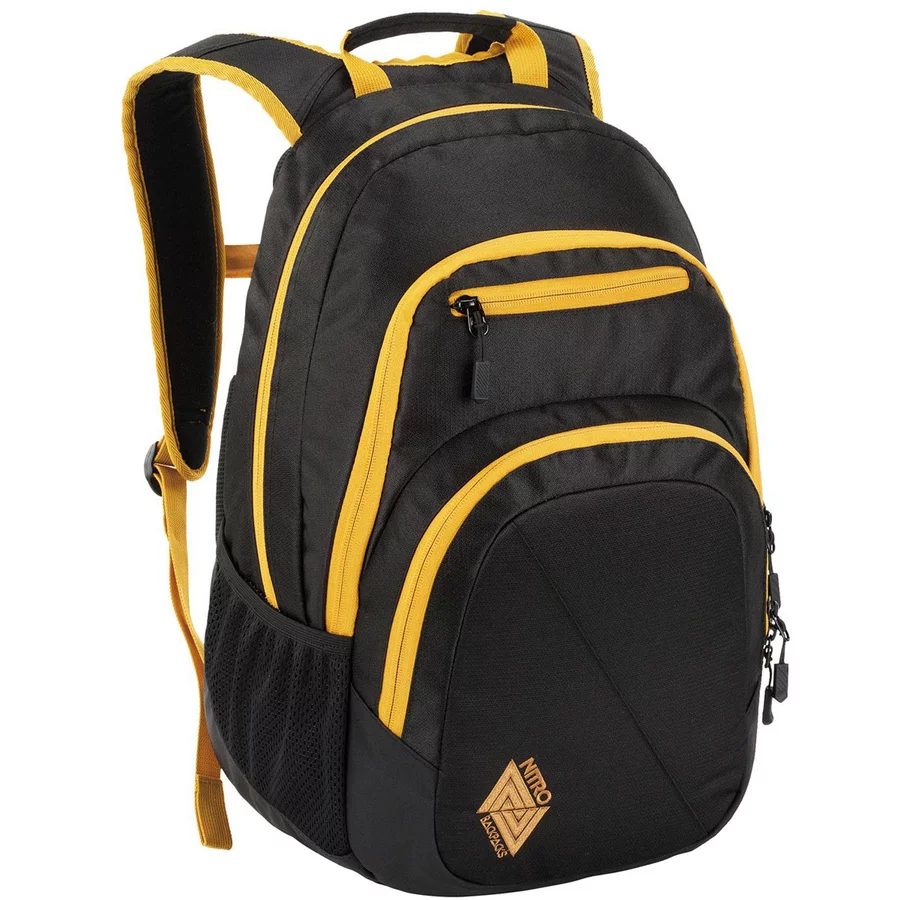 Nitro Stash - Laptoprucksack 49 cm 15 golden black