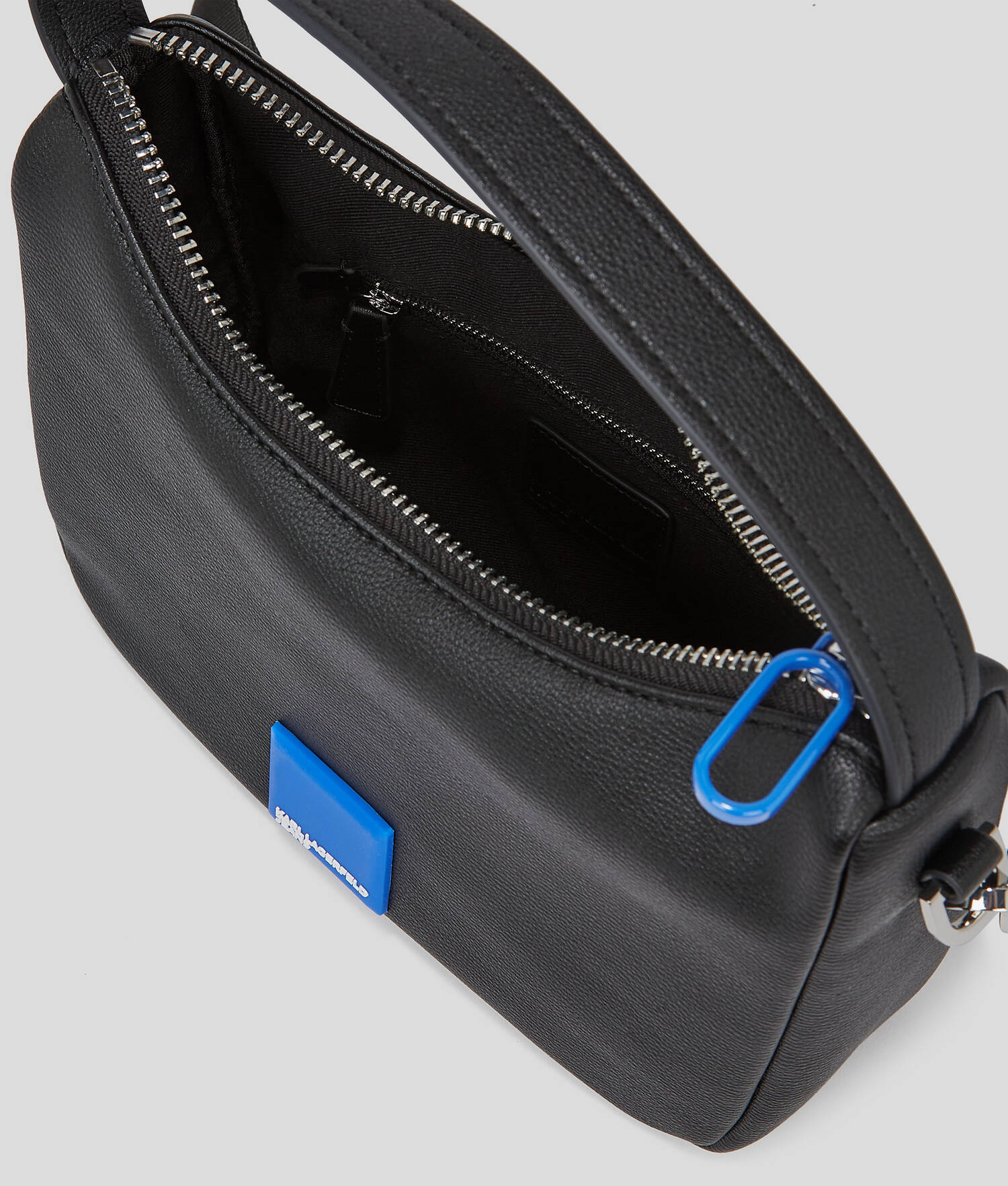 MINI SAC BESACE AVEC LOGO ENCADRÉ KLJ - Noir