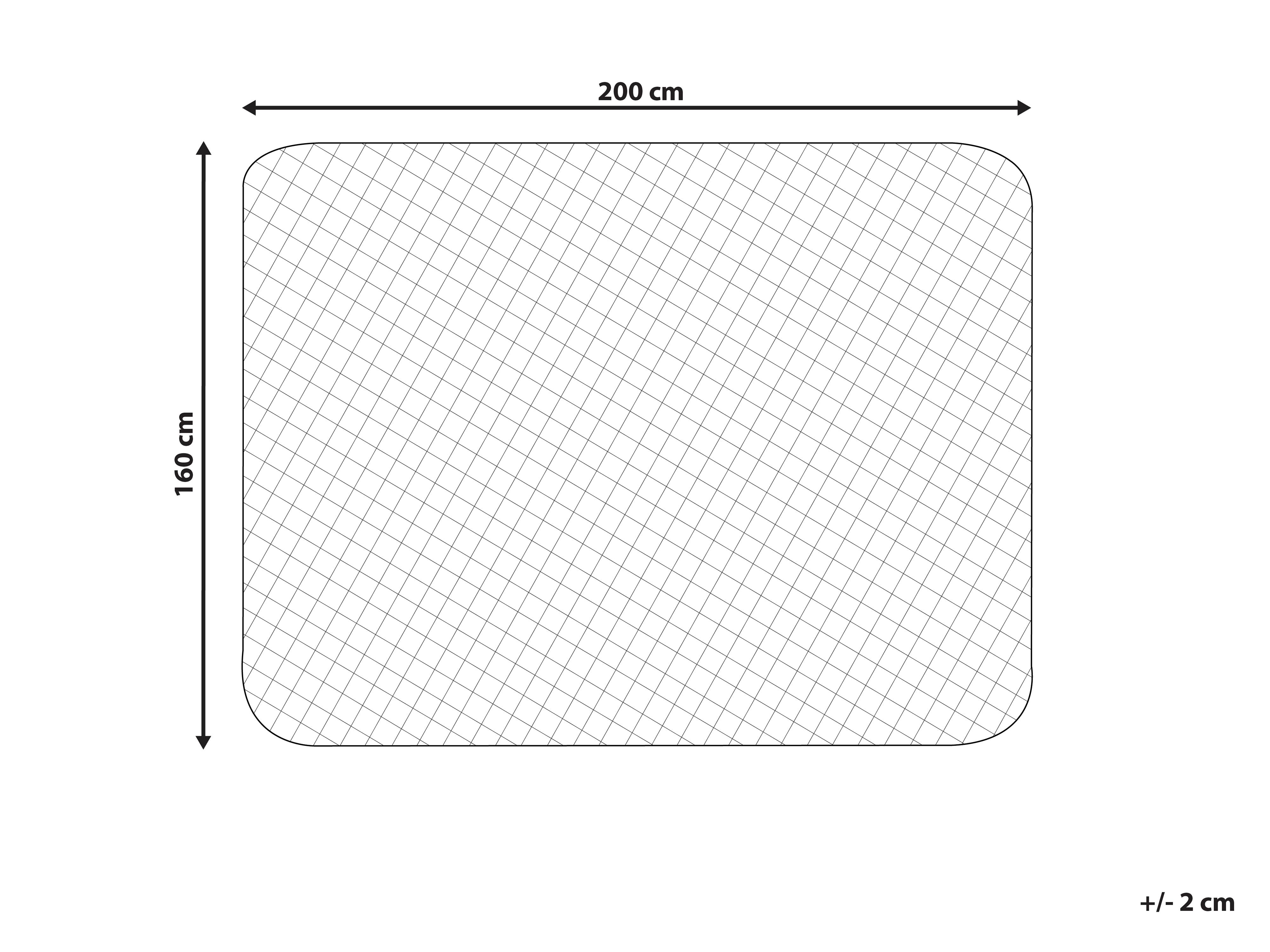 Polyester matrasbeschermer ALMANZOR 160 x 200 cm
