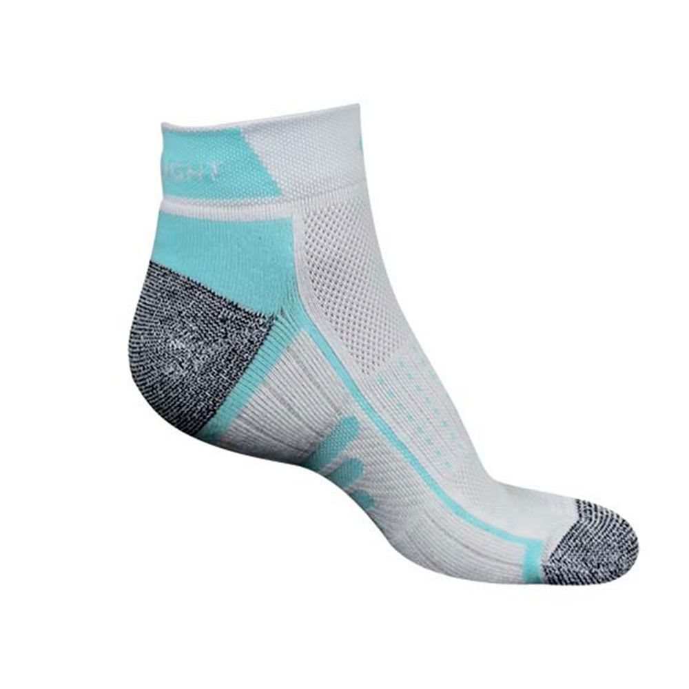 Raidlight MIX COOLMAX - Chaussettes Femme white/ice blue