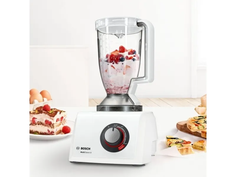Bosch MultiTalent 8 MC812W501 - Køkkenmaskine - 1000 W - hvid