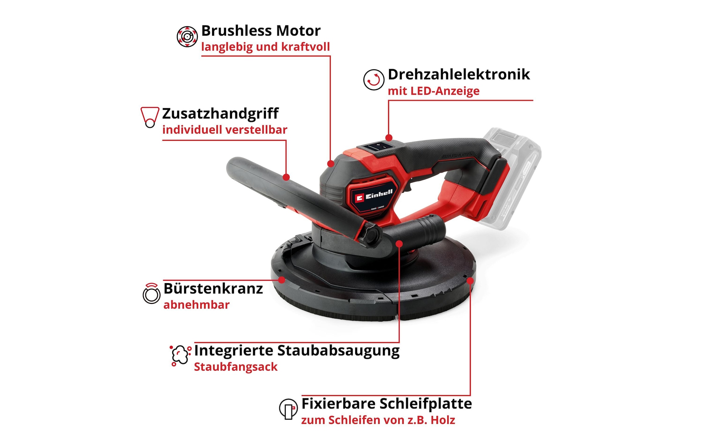 Einhell Nass-Trockenschleifer »TP-DWS 18/225 Li BL«
