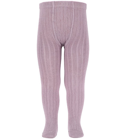 Condor Strumpfhosen - Rib - Pearl
