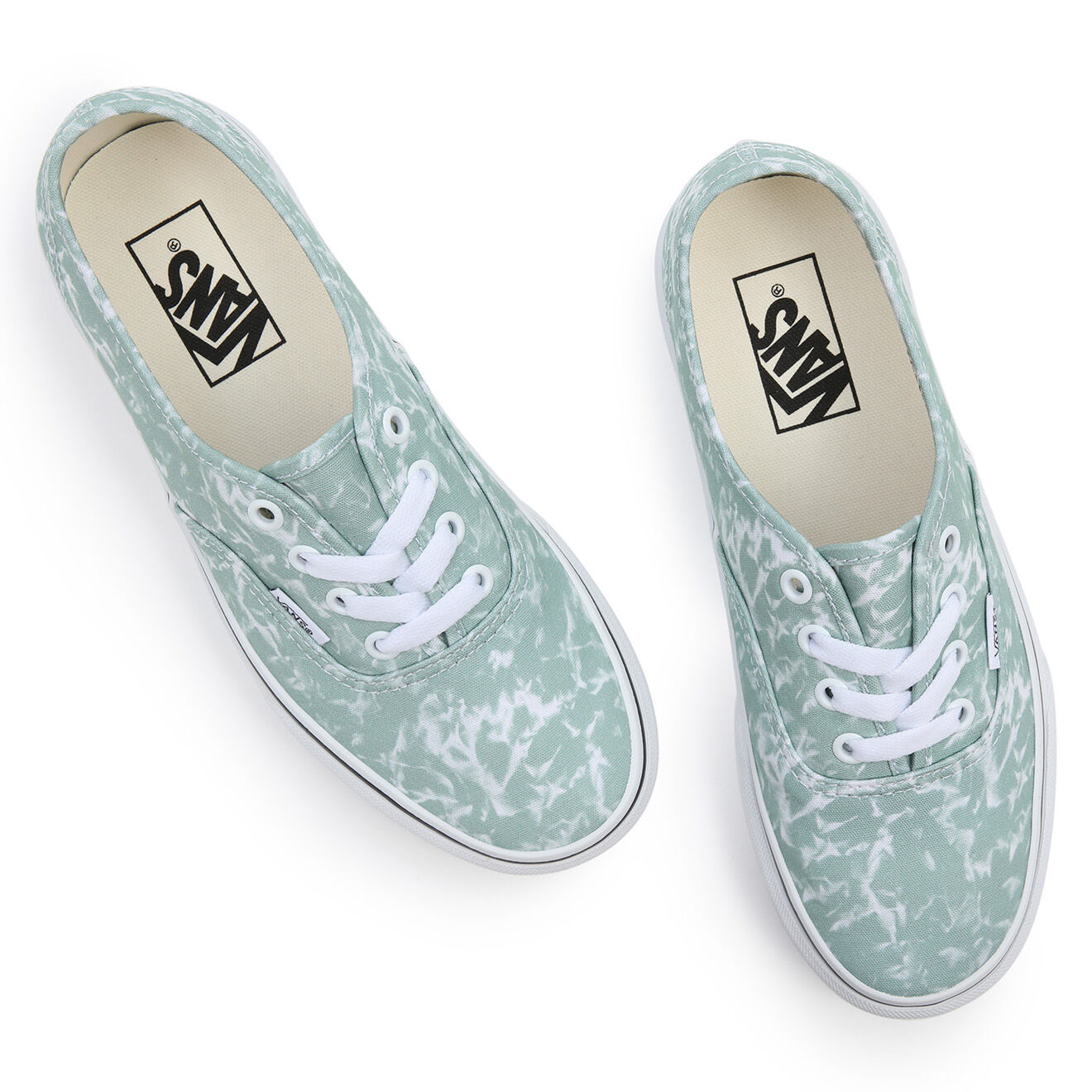 Vans Sneakers Authentic effet délavé vertes