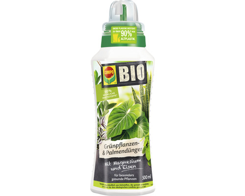 Compo biologische groene planten- en palmenmeststof, 500 ml minerale vloeibare meststof.