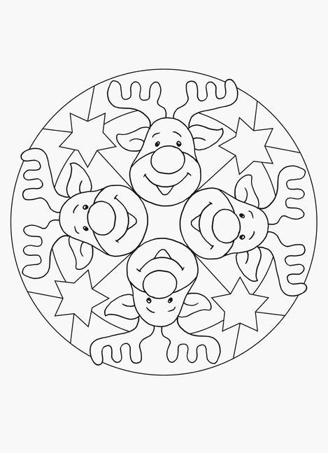 Mein liebstes Weihnachtsmalheft mit Stickern ab 4