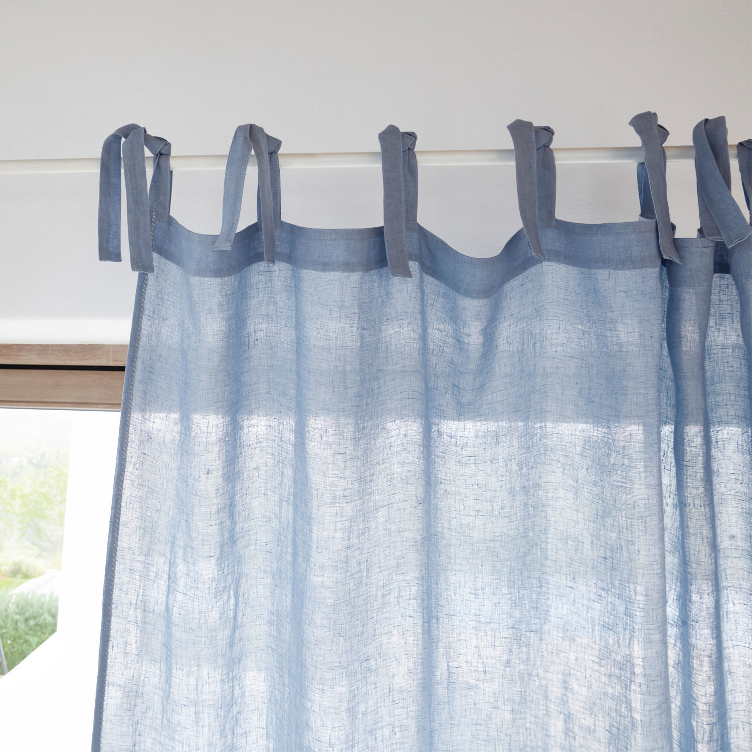 Gardine Monthelie blau