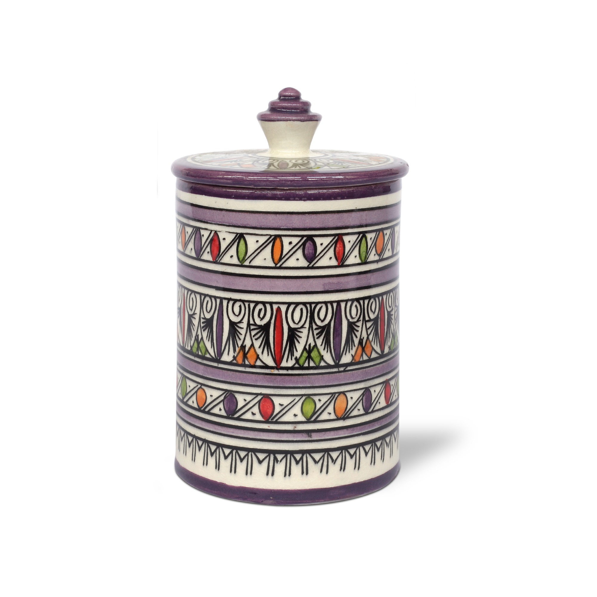 Zierbehälter fuchsia, Ø 10 cm, H 14 cm von fischer's lagerhaus