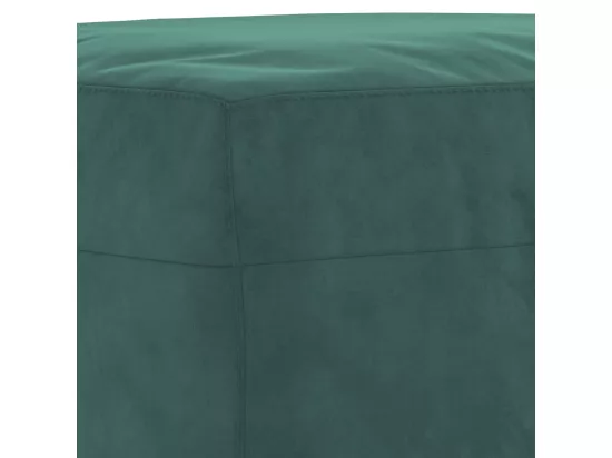 Ensemble de canapés 3 pcs vert foncé velours