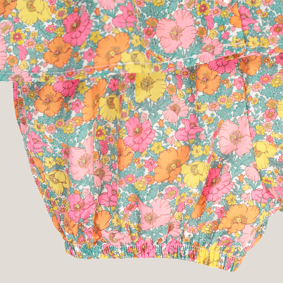 COLEÇÃO LA REDOUTE<br>Conjunto de blusa e calcinha, tecido Liberty Fabrics