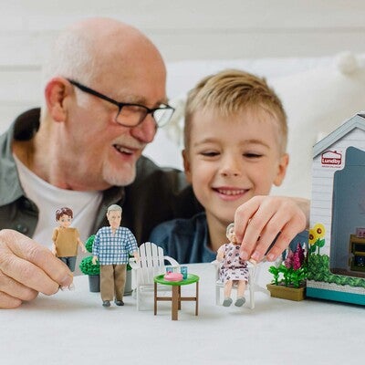Lundby Dukkesett Gammelt Par Charlie