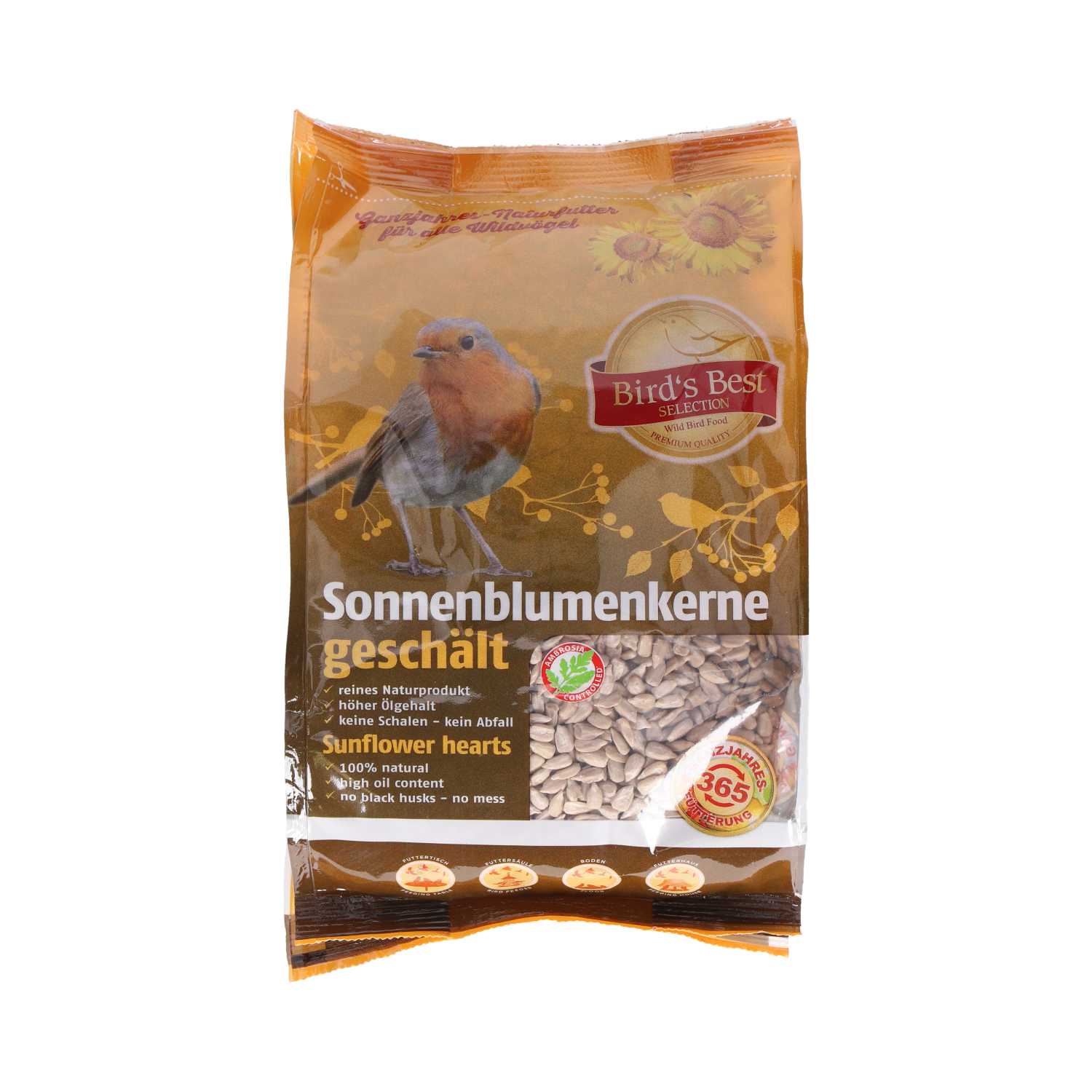 Sonnenblumenkerne geschält, Vogelfutter