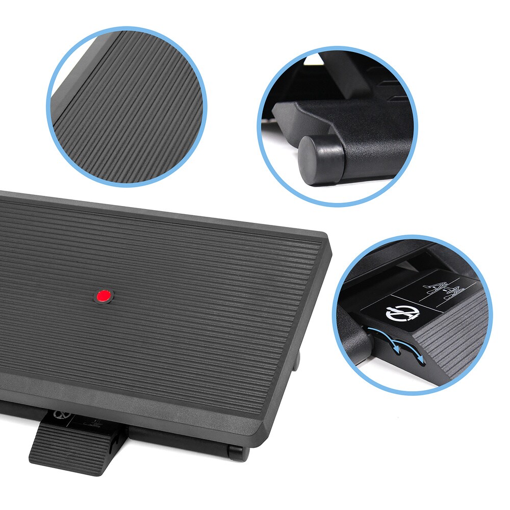 Fußablage PIEDINO STRIPE PRO Kunststoff hjh OFFICE