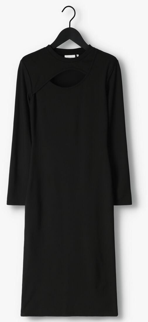 GESTUZ zwarte gestuz midi jurk ankagz long dress