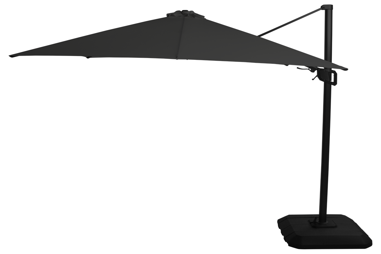 Zweefparasol 300x300cm Zwart 14.122.178 Shadowflex B300 x D300 x H267 cm