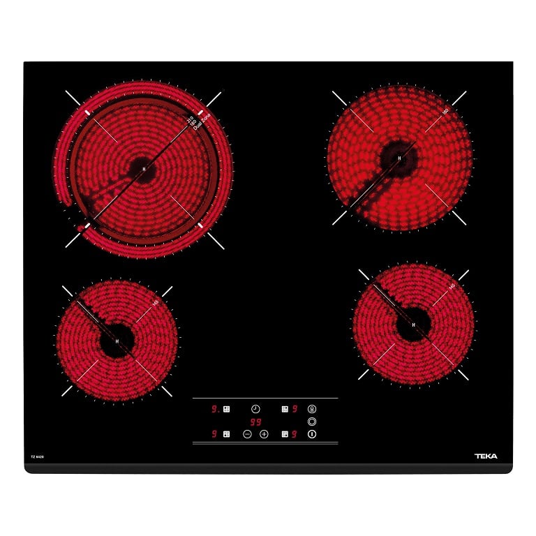 PLACA VITROCERÂMICA TEKA TZ 6420 60 CM 4 ZONAS