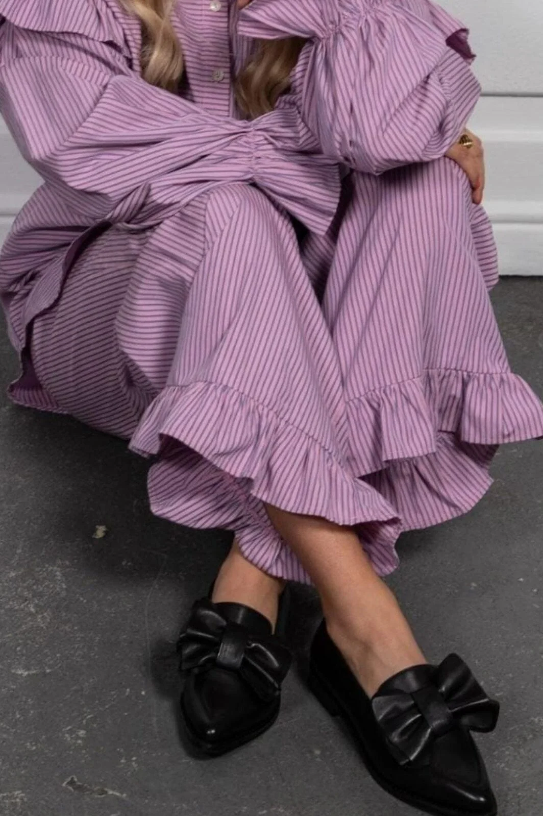Stories From The Atelier By Copenhagen Shoes Ocean Vibes Pants 251 purple