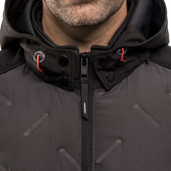 Ixon - Blouson Fary Noir / Anthracite / Rouge