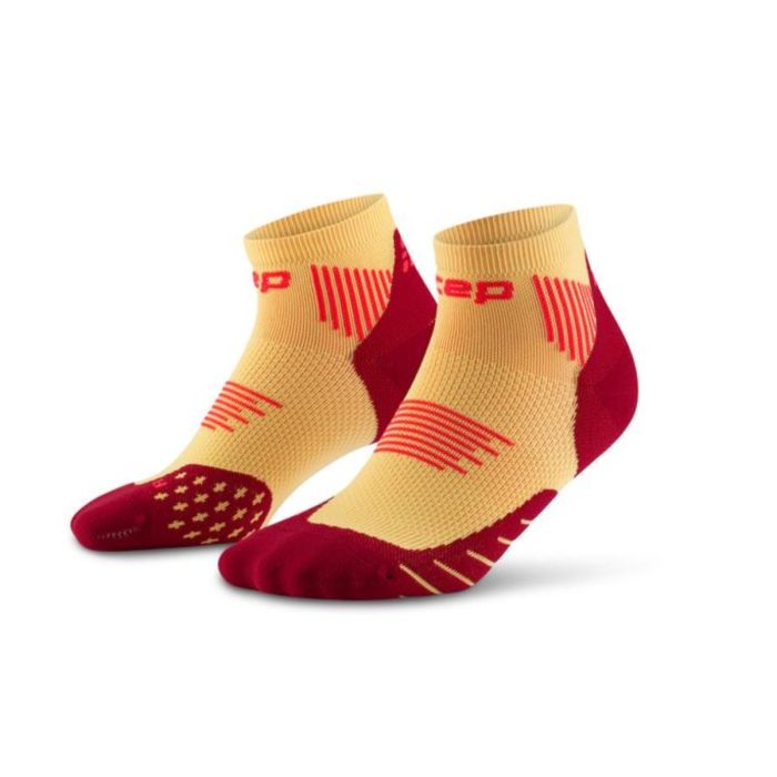 CEP Dame Strømper Core Run Socks Low-cut 5.0 Orange