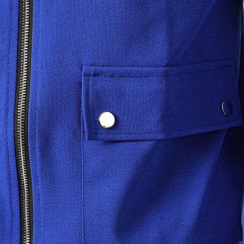 Ensemble Veste Zippée Et Pantalon Cargo 22019-22018 Bleu Roi