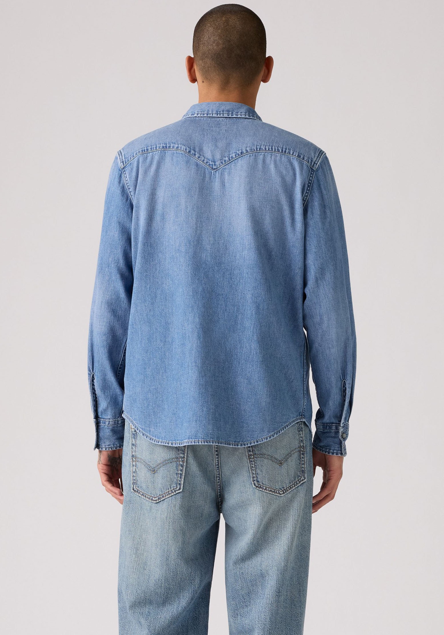 Levi's® Jeanshemd , mit Druckknopf- Verschluss