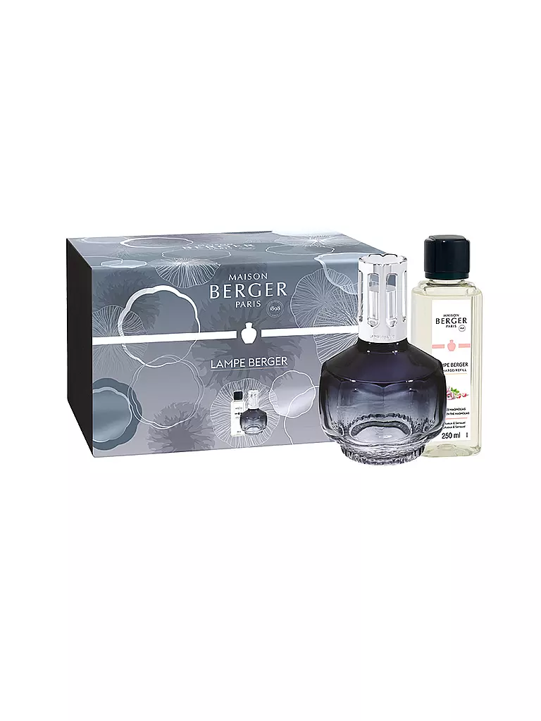 MAISON BERGER PARIS Lampe Berger Molecule Nachtblau Set - Unter den Magnolien dunkelblau