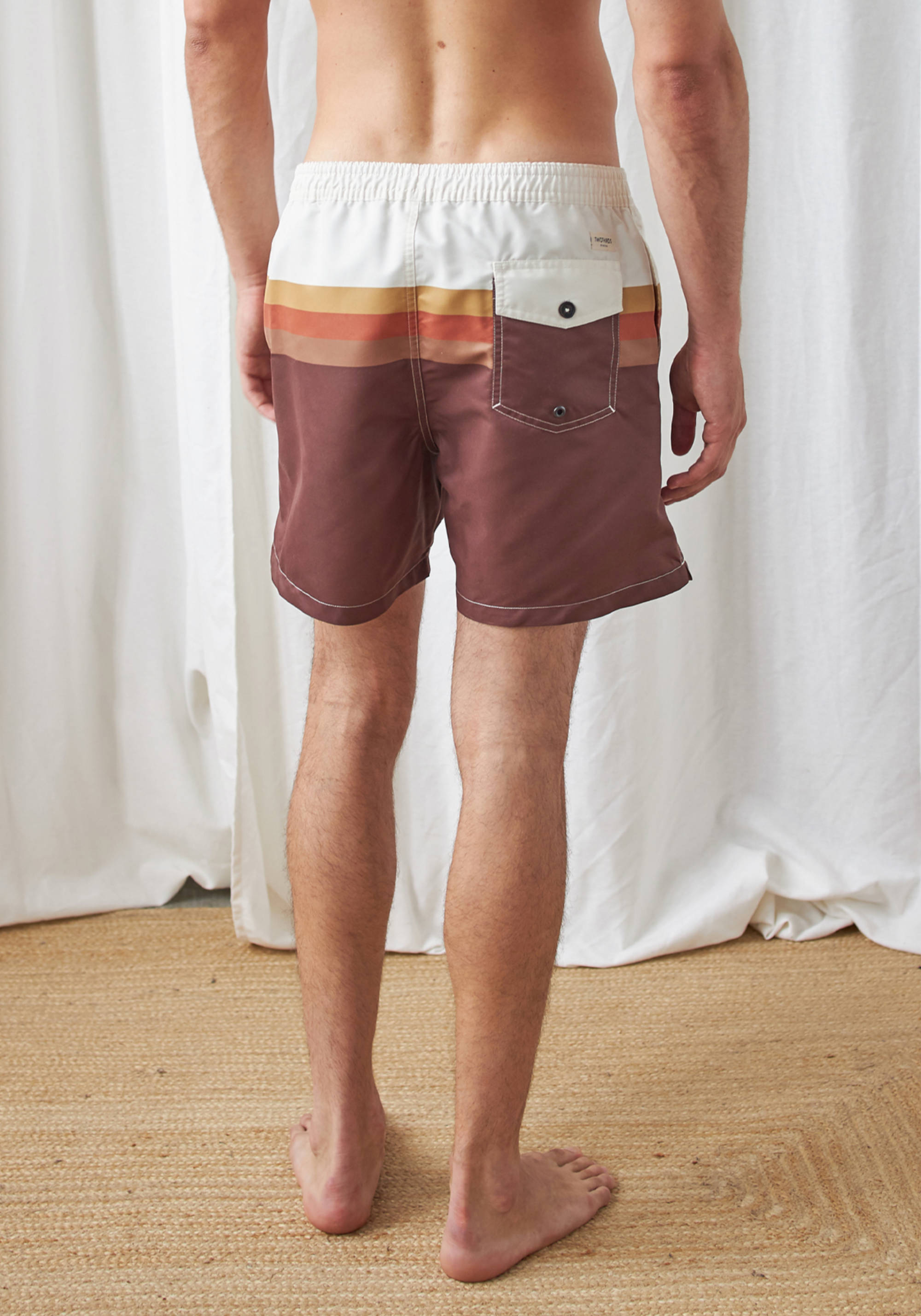 Twothirds Badehose Grevy Earth Tones