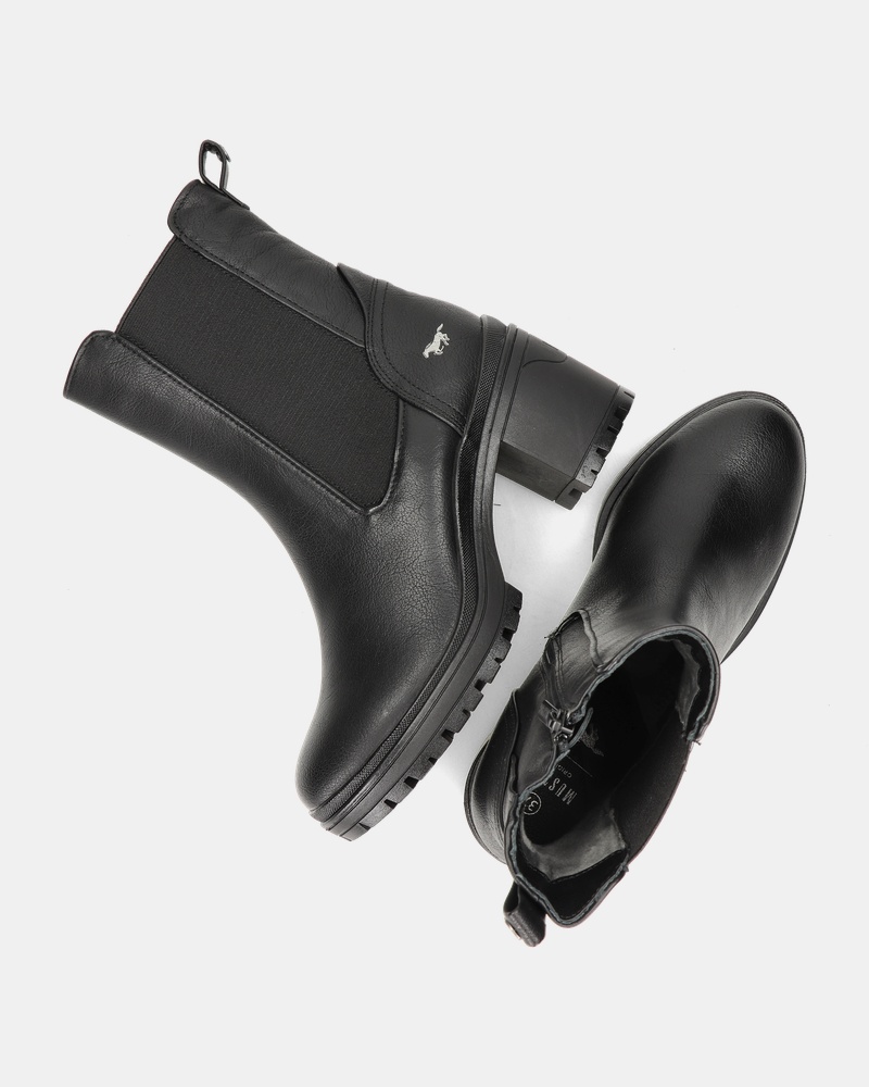 Mustang Rits- & gesloten boots  - zwart