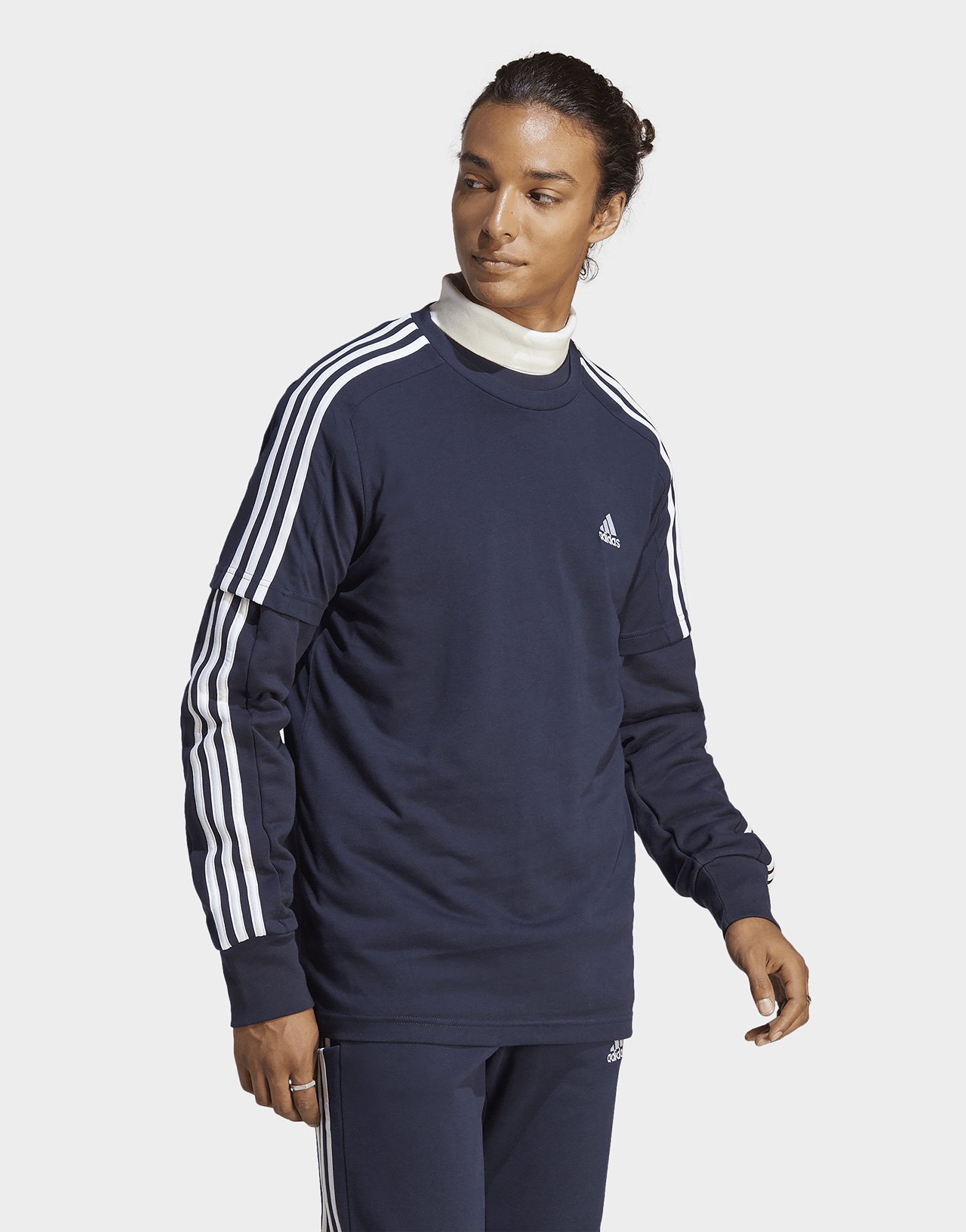 adidas T-shirt à 3 bandes en jersey Essentials