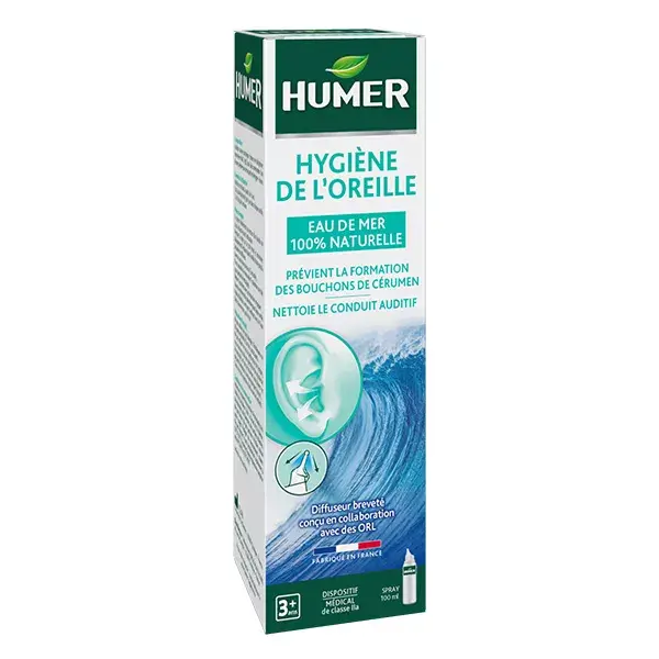 Spray para Higiene Auricular Humer 100% Natural, indicado para crianças a partir de 3 anos, 100ml