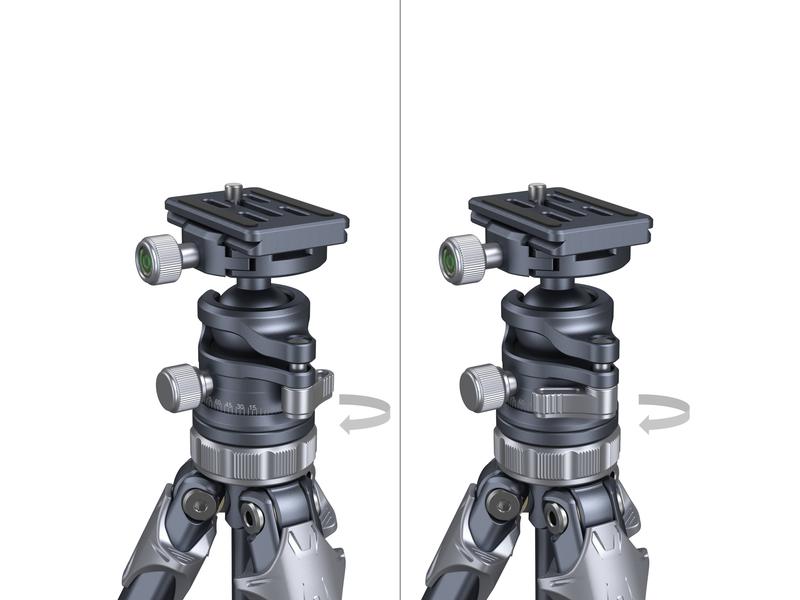 Smallrig Reisestativ Lightweight Tripod AP-02 Kompaktes und leichtes Reisestativ