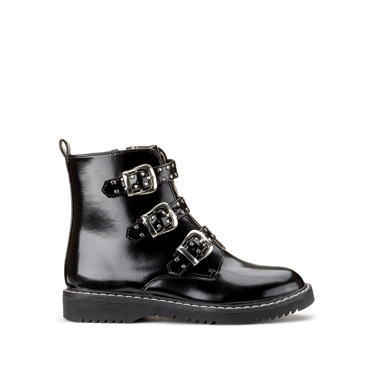 COLEÇÕES LA REDOUTE<br>Botas de cano curto com um toque rock